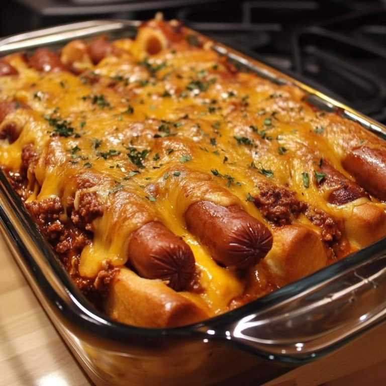 Chili Cheese Dog Bake Dinner!!