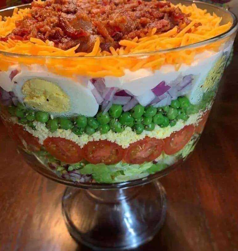 30 minute Seven layer Salad