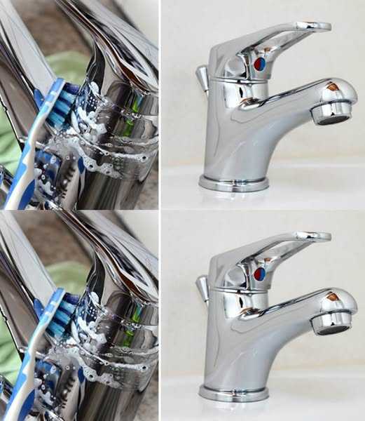 How to clean your faucets and make them look like new