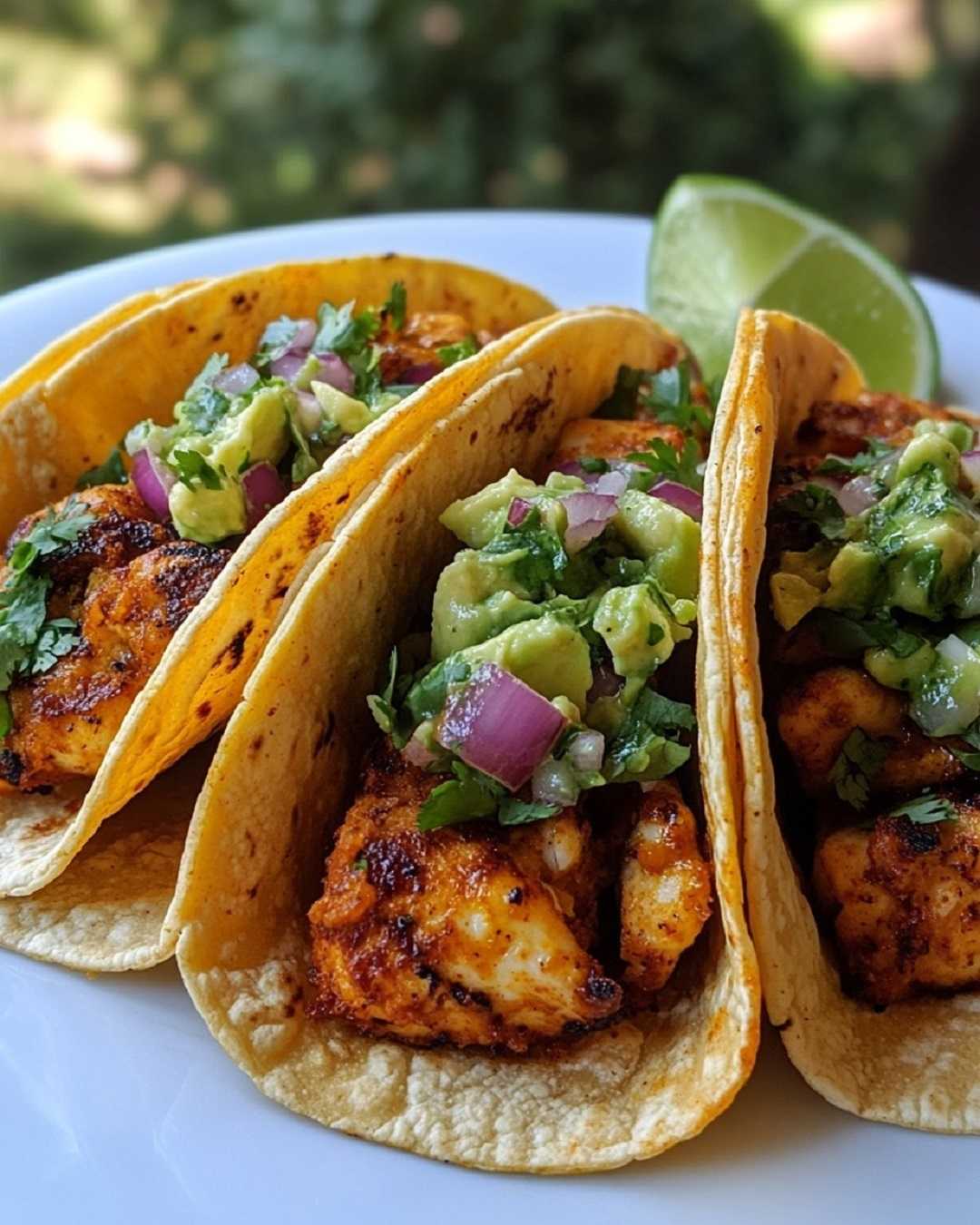 Crispy Poblano Chicken Tacos