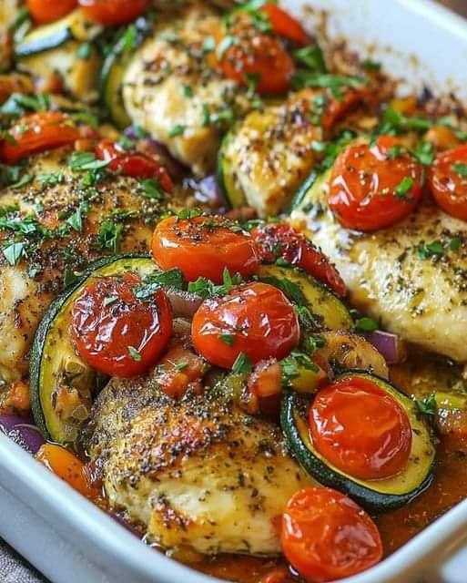 Mediterranean Chicken Zucchini Bake: A Flavorful and Healthy Dish