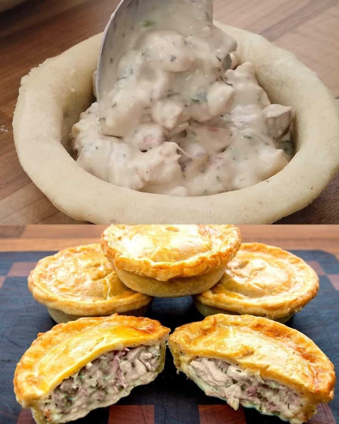 Hearty Chicken and Ham Pie with Hot Water Crust Pastry