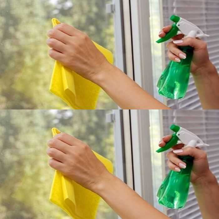 Cleaning window frames with white vinegar: tips and tricks