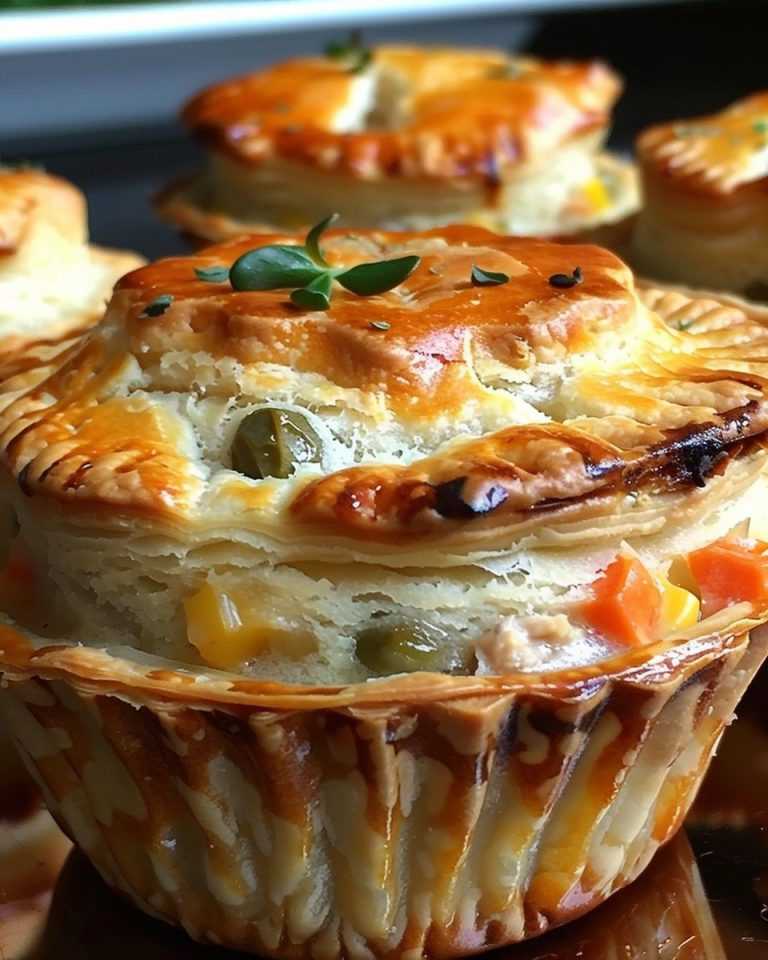 Mini Chicken Pot Pie Muffins