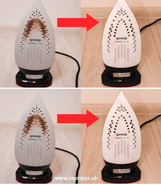 The ultimate trick to clean your iron in minutes