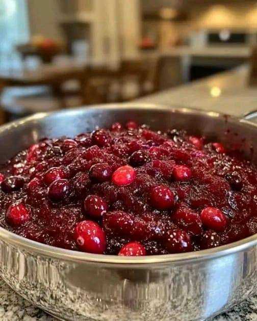 The family calls it “Cranberry Bliss.” It’s so simple, but it looks like you spent hours on it!