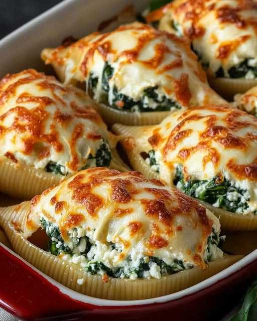 HURRY… comfort of Ricotta and Spinach Stuffed Shells!