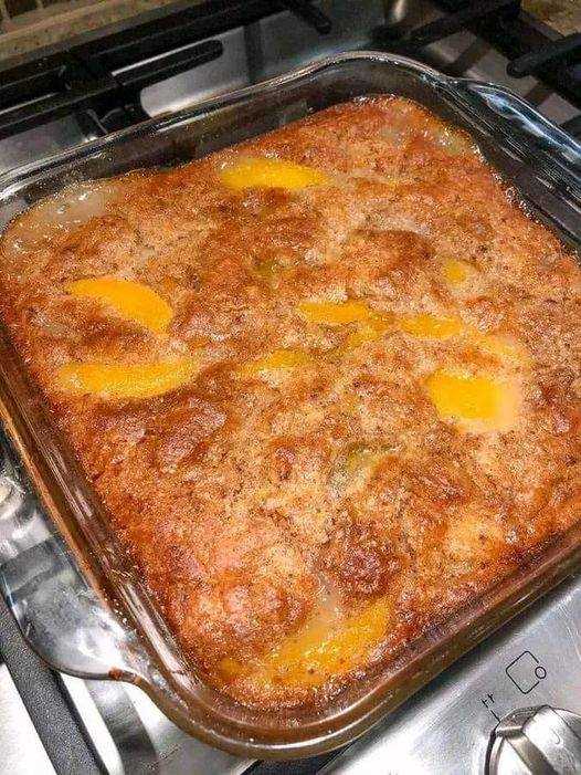 Old Time Oven Peach Cobbler