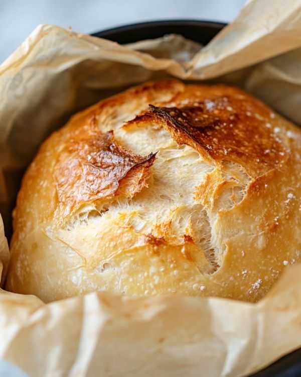 4-Ingredient No Knead Bread