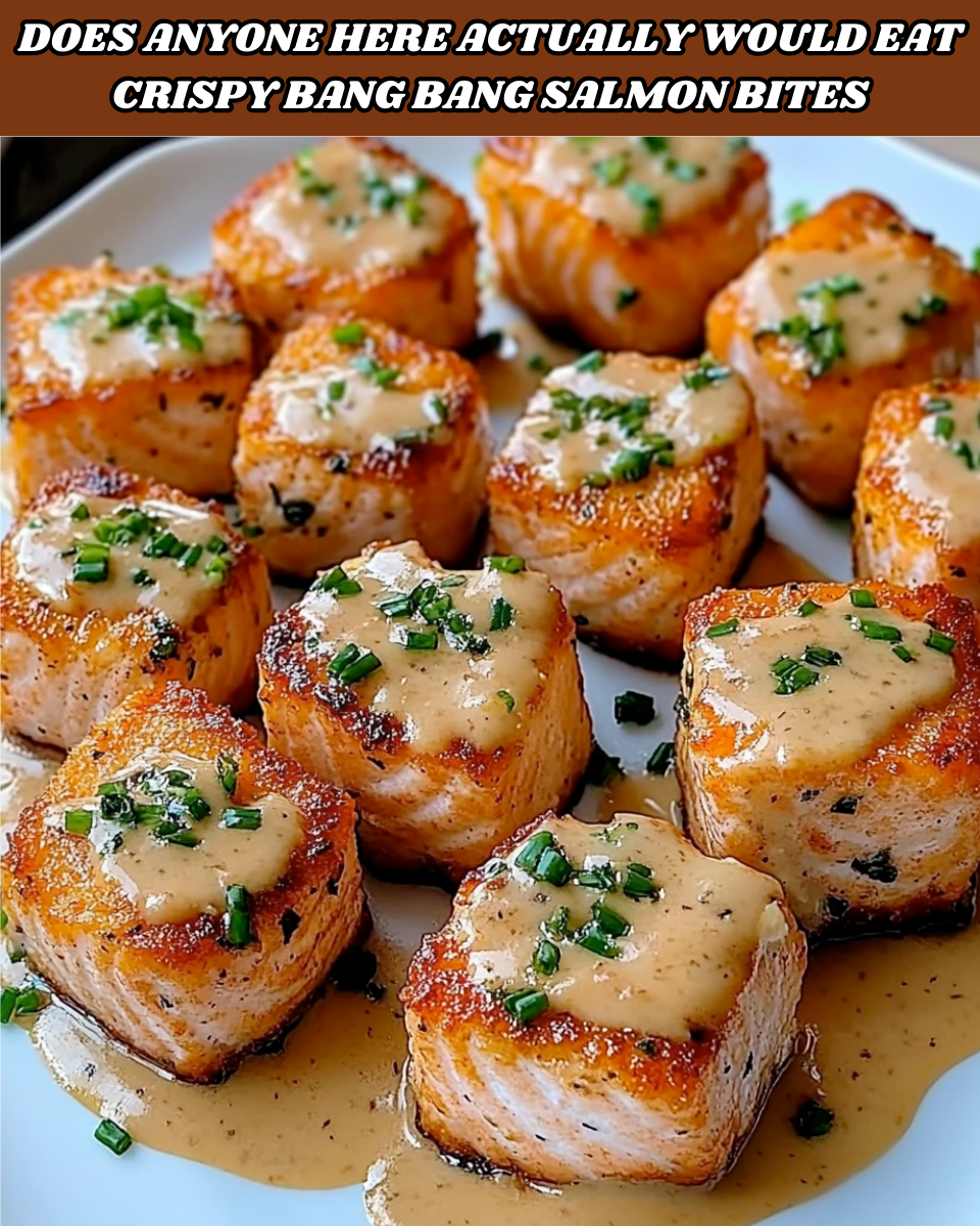 Crispy Bang Bang Salmon Bites