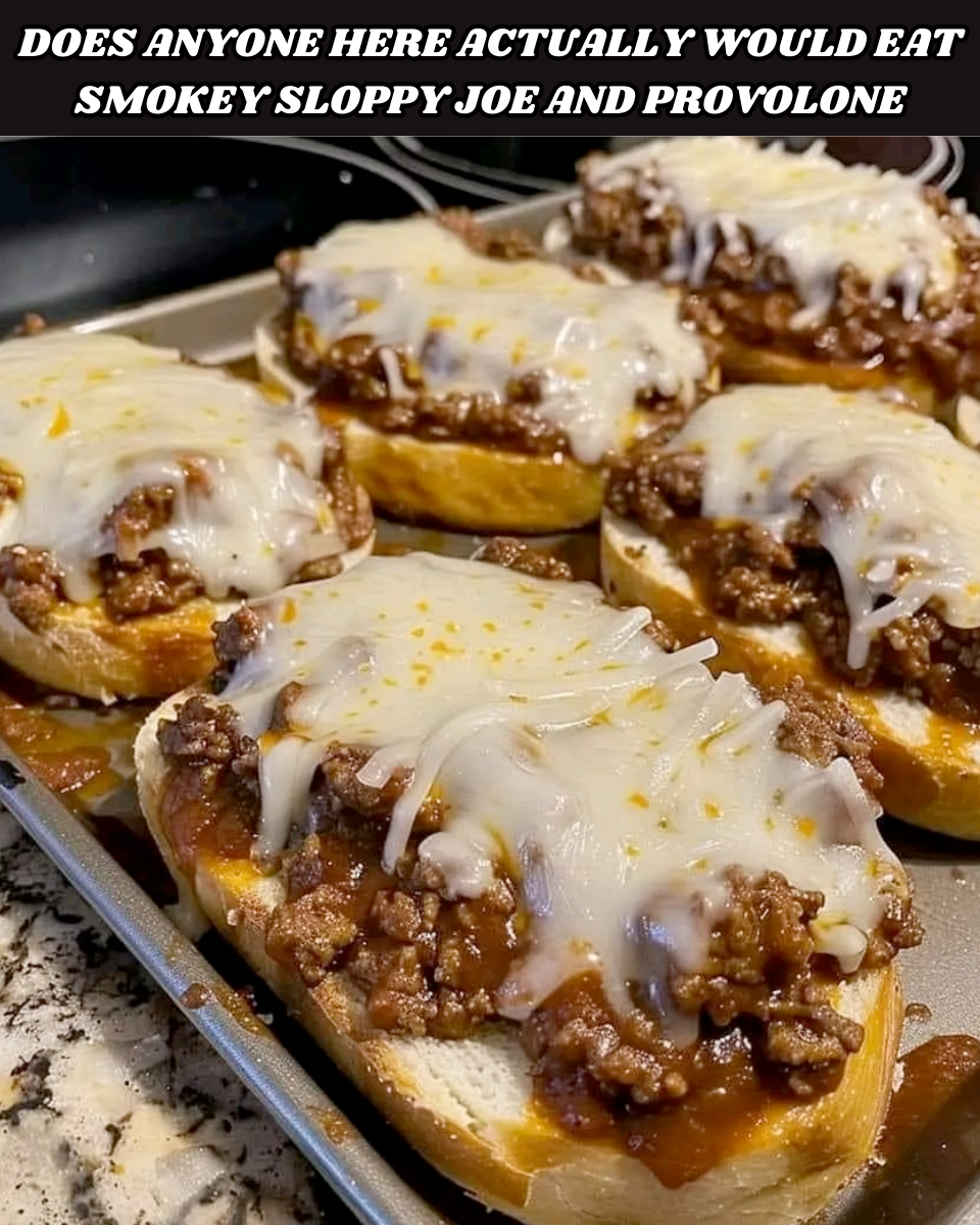 Smokey Sloppy Joe and Provolone!