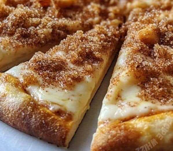 Sweet and Crunchy Cinnamon-Sugar Pizza