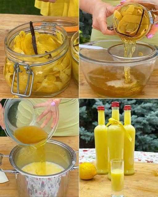 Homemade Lemon Liqueur Recipe