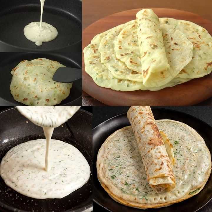 3-Minute Liquid Dough Garlic Flatbread: No Yeast, No Kneading, Quick, Easy, and Healthy!