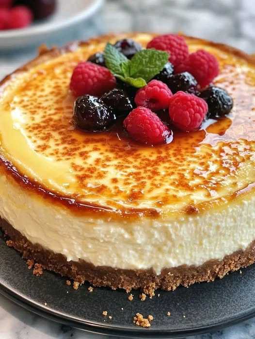 Caramelized Cheesecake with Graham Cracker Crust