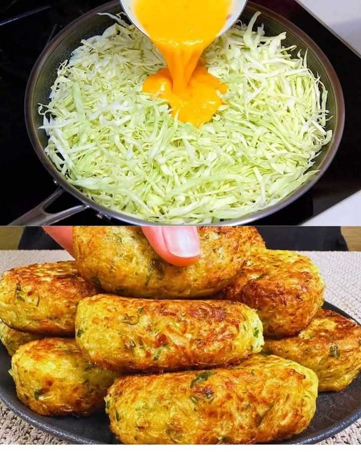 Cabbage and Egg Fritters