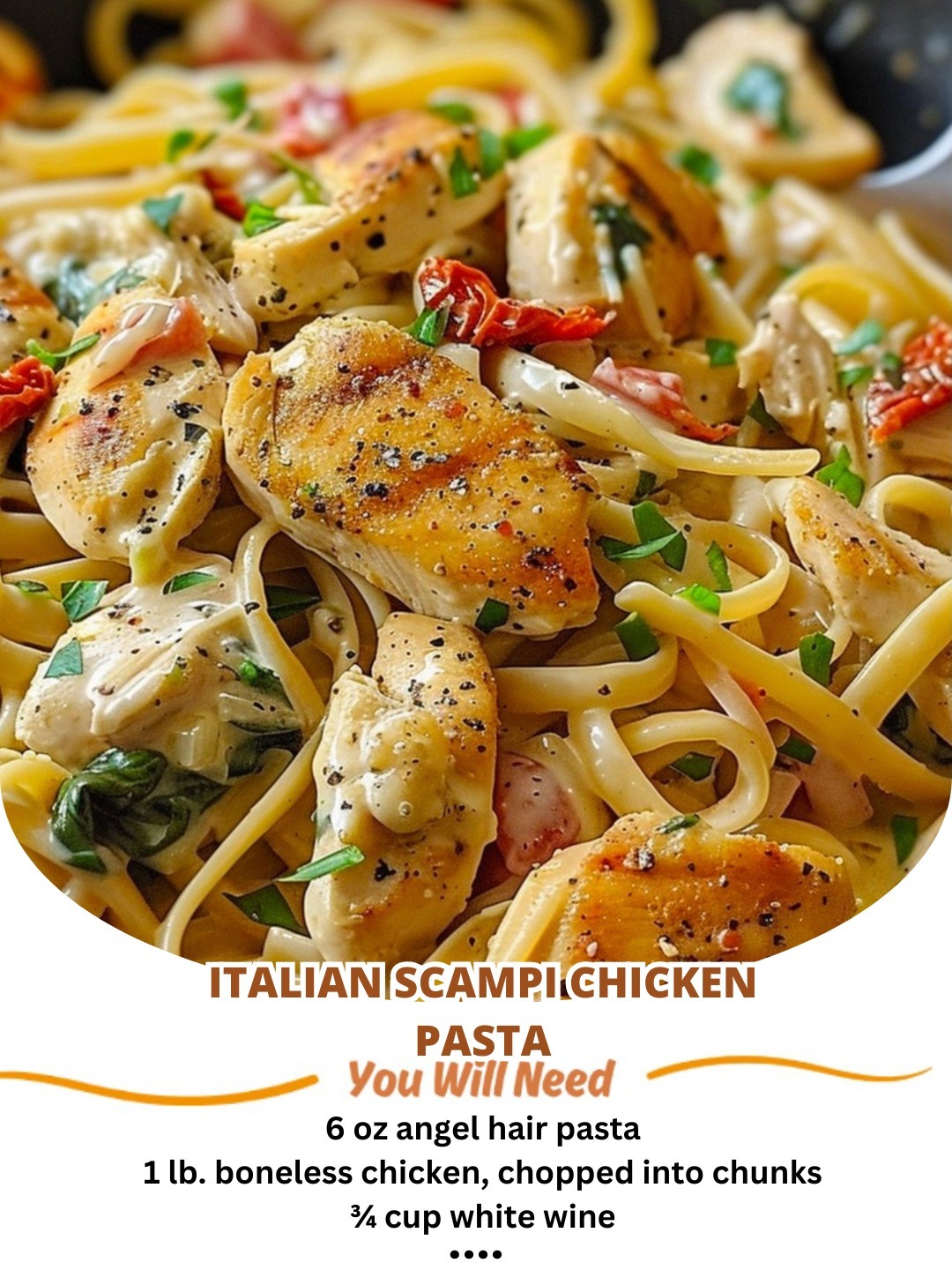 Italian Scampi Chicken Pasta