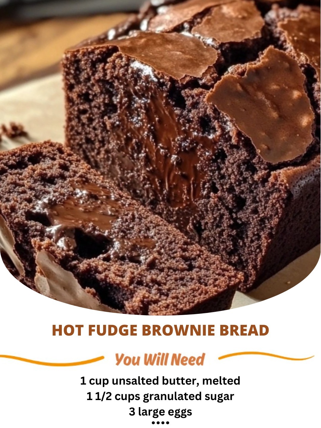 Hot Fudge Brownie Bread 🍞🍫