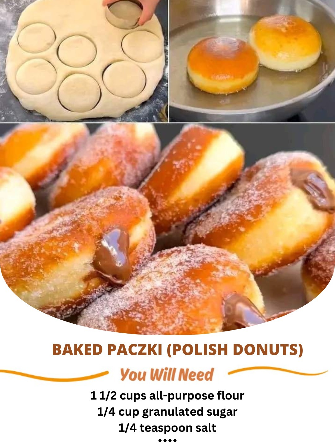 Baked Paczki (Polish Donuts)