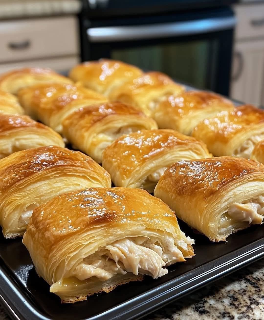 Baked Chicken Stuffed Crescent Rolls Recipe