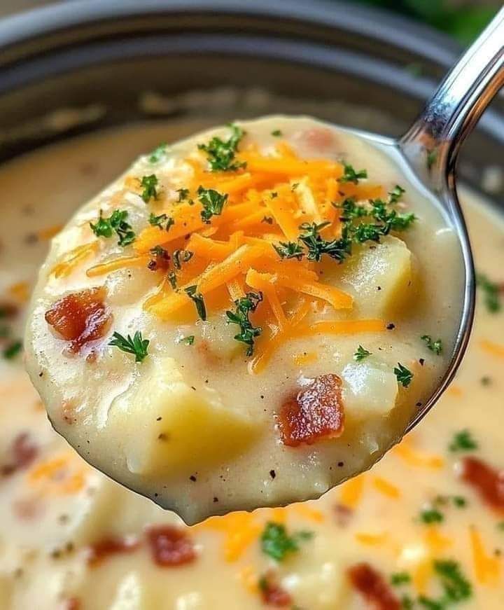 Crock Pot Crack PotatoSoup