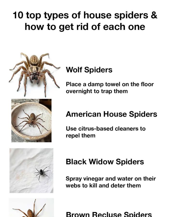 10 top types of house spiders & how to get rid of each one
