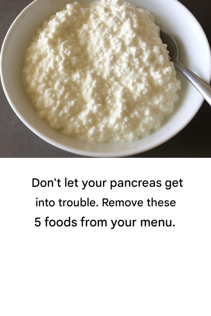 Don’t harm your pancreas. Eliminate these 5 foods from your diet.