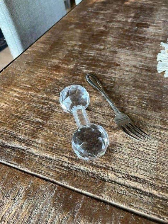 Nobody Knew What This Strange Glass Dumbbell Was