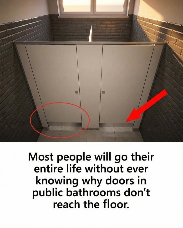 Why Public Bathroom Doors Don’t Reach the Floor: The Surprising Truth