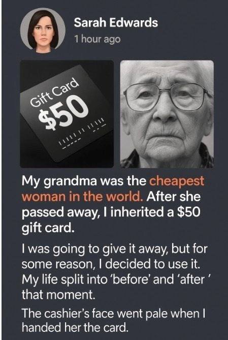 How a  Gift Card Helped Me Finally Understand My Grandma’s Love