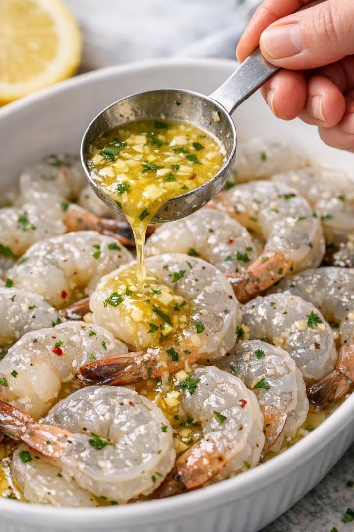 Pour this 1 sauce over shrimp in a baking dish for a bright bake that’s shockingly flavorful