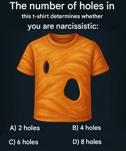 The Number of Holes You See on This T-Shirt — What Does It Really Mean?