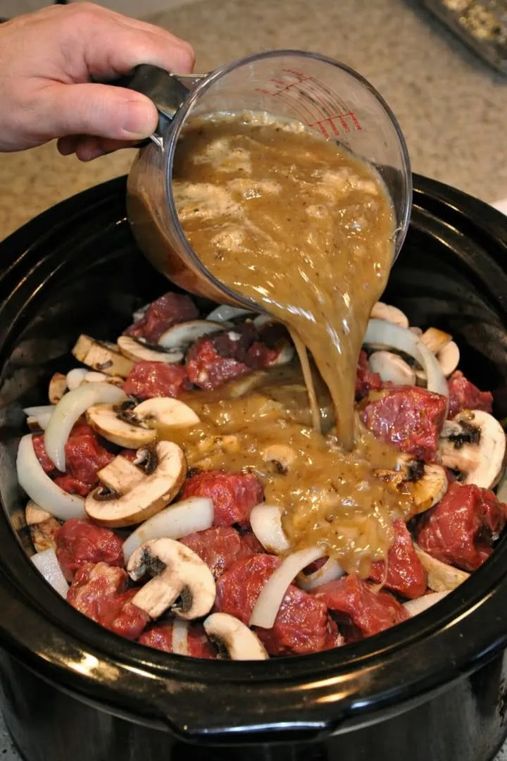 Stir this 1 savory mixture into a slow cooker for a weeknight meal that’s ridiculously satisfying