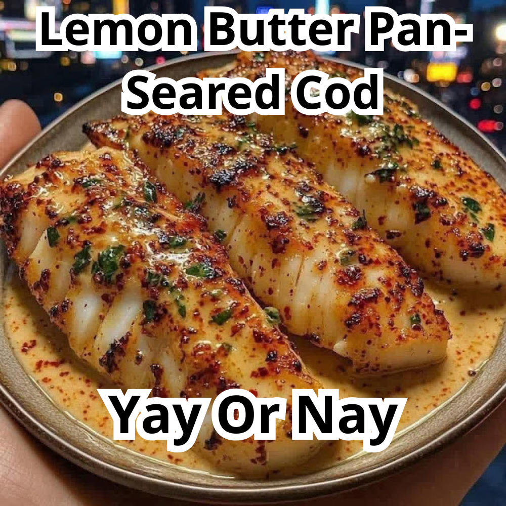 Lemon Butter Pan-Seared Cod
