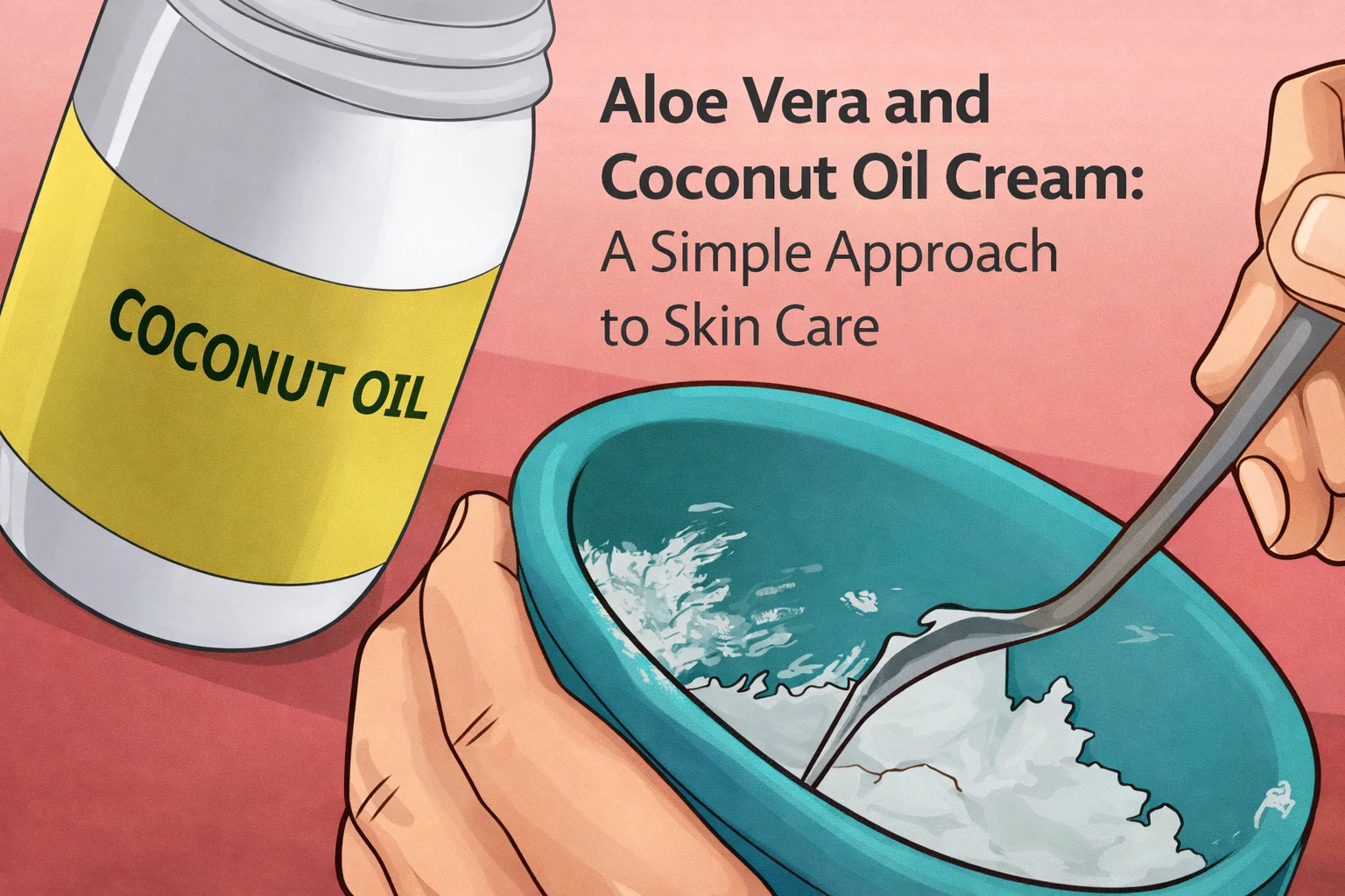 Aloe Vera and Coconut Oil Cream: A Simple Approach to Skin Care