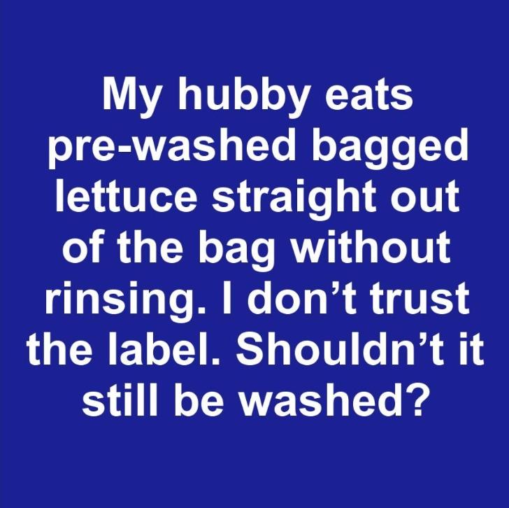 Should You Wash “Pre-Washed” Bagged Lettuce? What Food Safety Experts Want You to Know